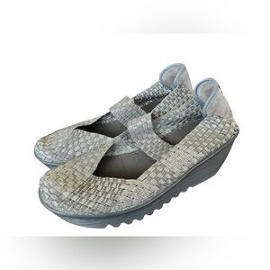 Bernie Mev EU 40 US 9.5 / 10 Lulia Bronze Metallic Wedge Platform Shoes Women